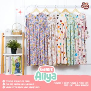 Gamis Anak Perempuan Aliya 1-10 Tahun