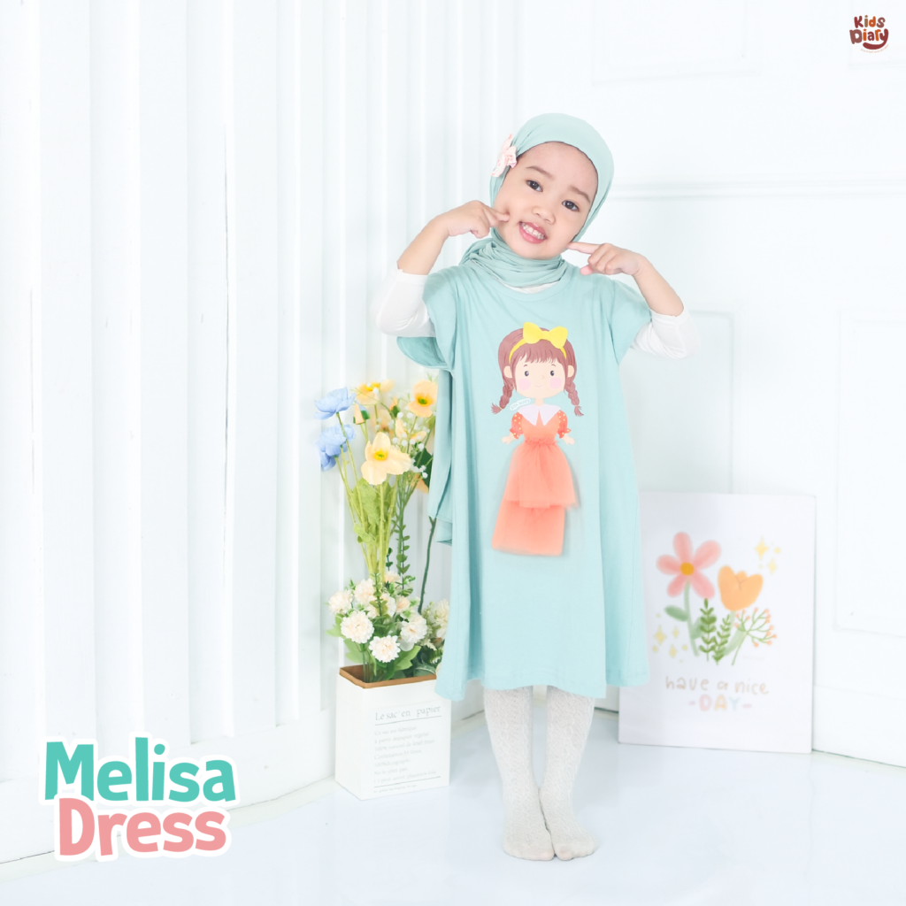 Melisa Dress Anak Perempuan 1-10 Tahun