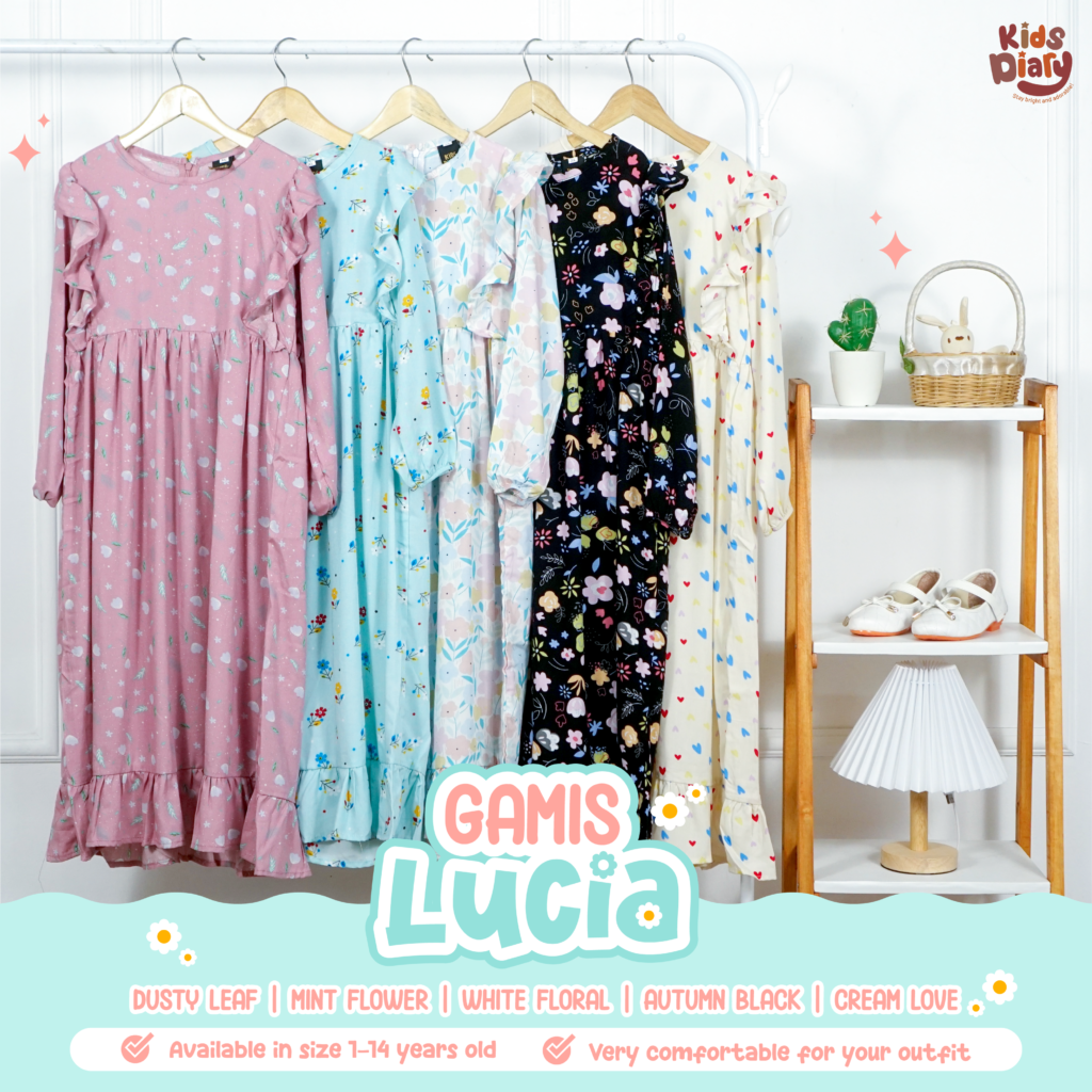 Gamis Anak Lucia