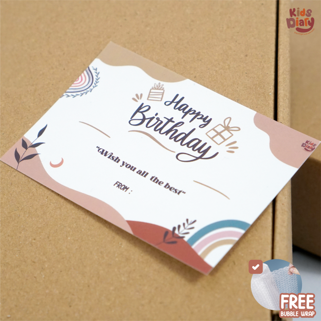 Packing Box Free Bubble Wrap And Greeting Card