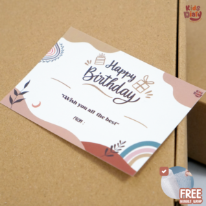 Packing Box Free Bubble Wrap And Greeting Card