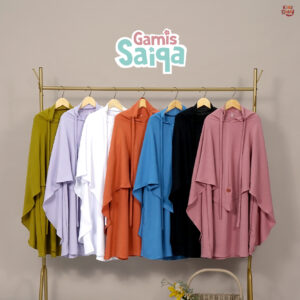 Gamis Saiqa Anak Syar'i Set Hijab
