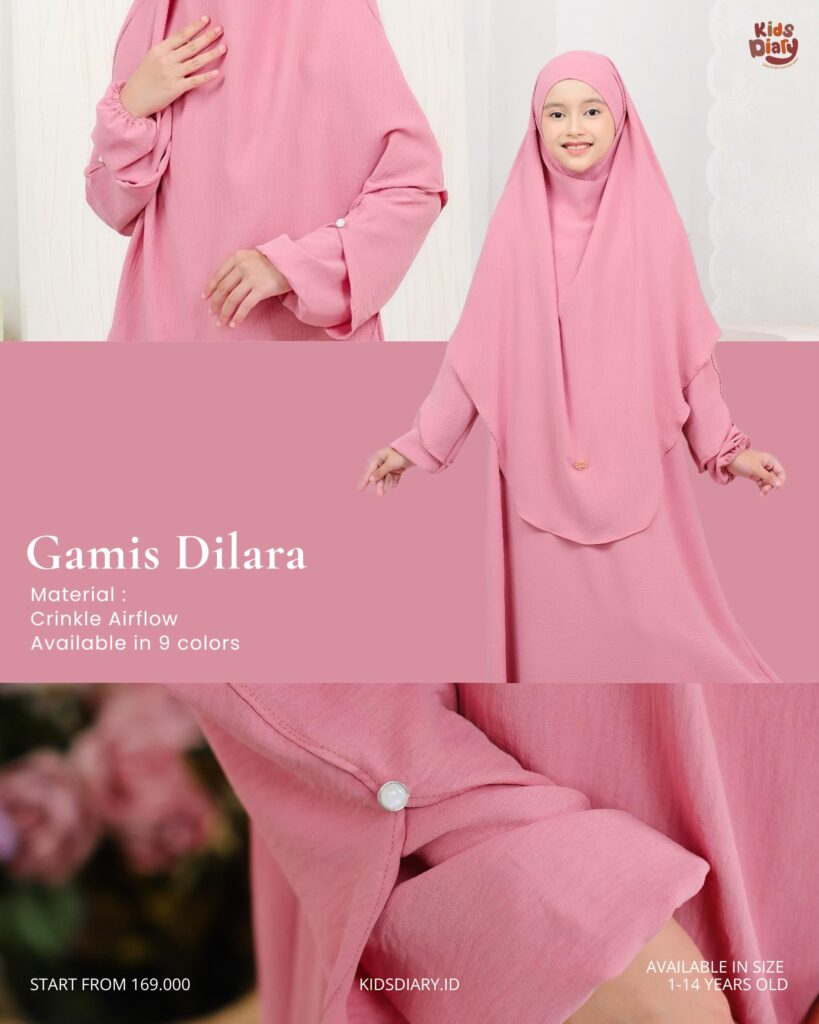 Gamis Dilara Set Hijab Syar'i French Khimar